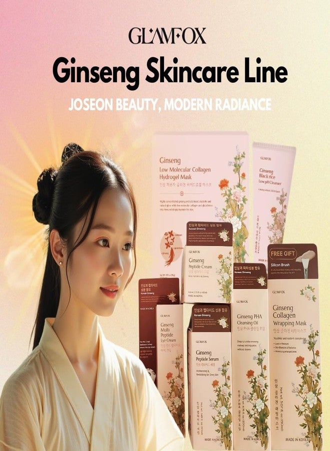 Glamfox Ginseng Multi Peptide Eye Cream with Massage Roller, 30ml - Image 3